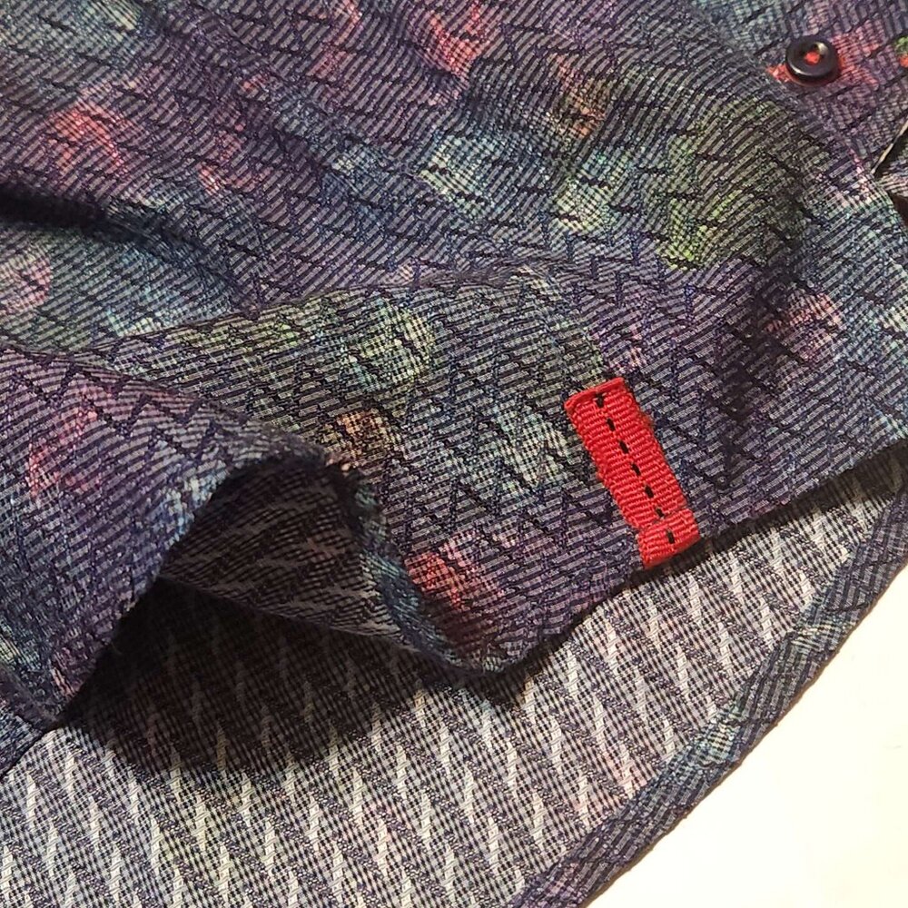 Daniel Hechter Paris button-up shirt Men's XL long-sleeve multicolor patterned - Picture 11 of 16